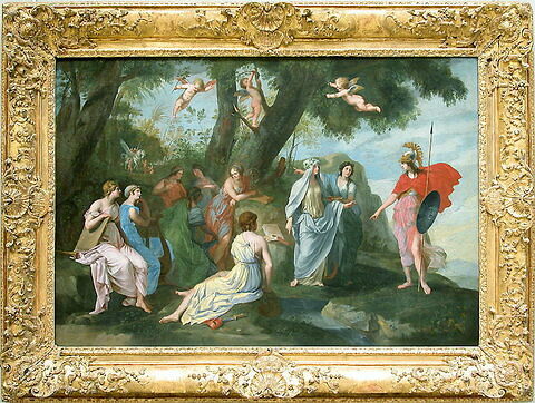 Minerve venant trouver les Muses sur le mont Hélicon, image 2/2
