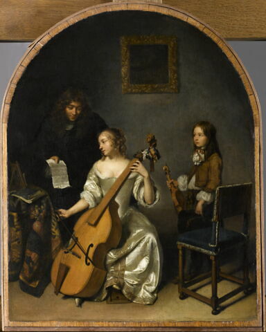 Joueuse de basse de viole, image 2/5