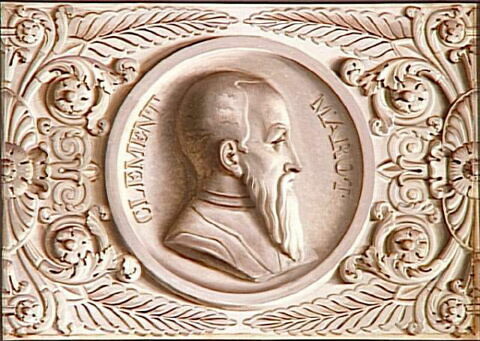 Décors de panneaux de boiserie en grisaille représentant quatorze médaillons d'hommes célèbres de la Renaissance, image 4/7