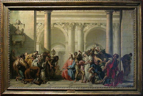 Le Christ et la femme adultère, image 2/3