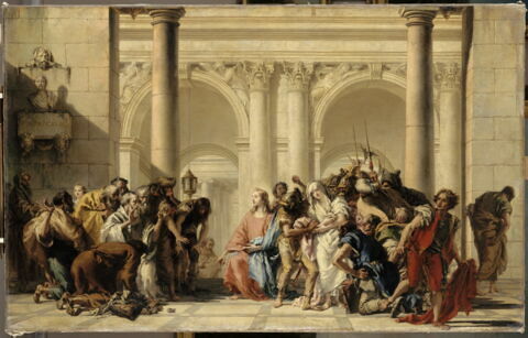 Le Christ et la femme adultère, image 3/3