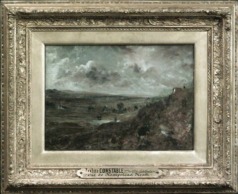Vue de Hampstead Heath, effet d’orage ou L’Étang de Branch Hill à Hampstead, image 2/2