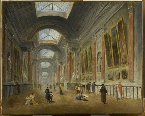 Projet d'aménagement de la Grande Galerie du Louvre