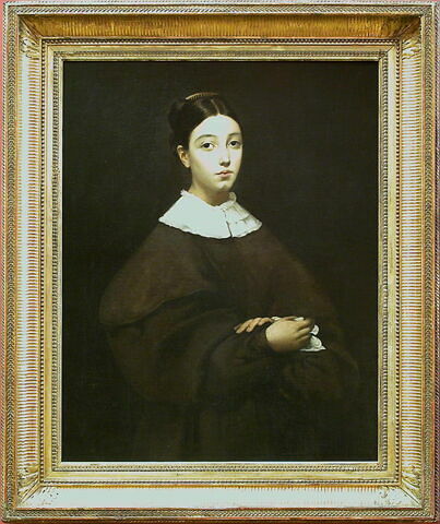 Aline Chassériau (1822-1871), soeur de l'artiste, dit autrefois à tort: Adèle Chassériau., image 2/3