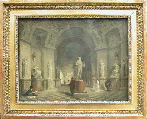 Projet d'aménagement de la rotonde de Mars au Louvre, vers 1797-1800, image 2/3