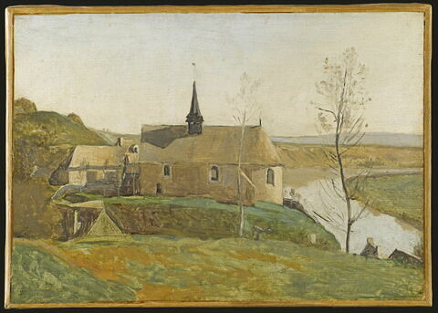 L'église de Rolleboise, près de Mantes.