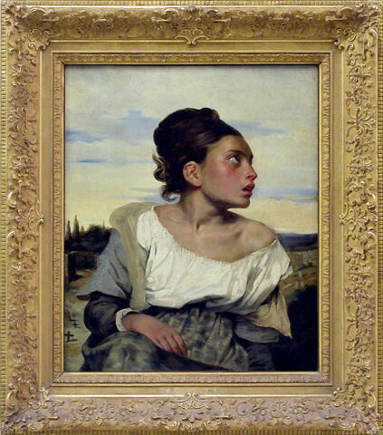 Jeune orpheline au cimetière, image 2/3