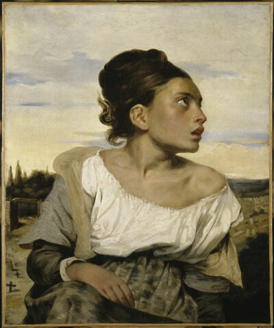 Jeune orpheline au cimetière, image 3/3