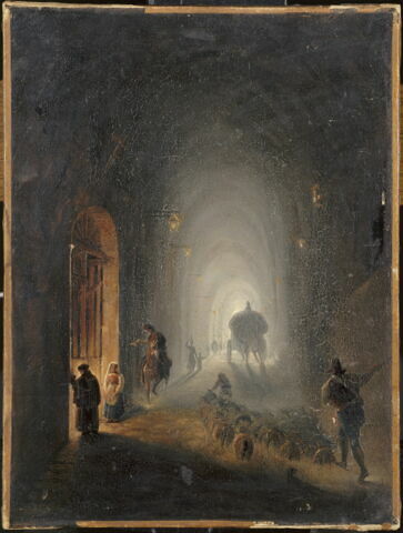 Intérieur de la grotte du Pausilippe
