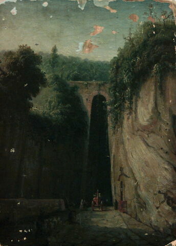 Entrée de la grotte du Pausilippe