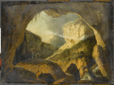 Vue d'une grotte