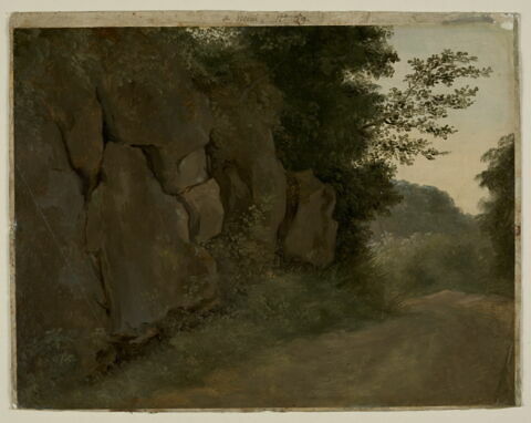 Environs du lac de Nemi: rochers