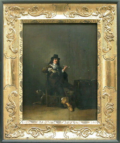 L'Odorat: homme fumant la pipe, image 4/6