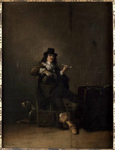 L'Odorat: homme fumant la pipe, image 6/6