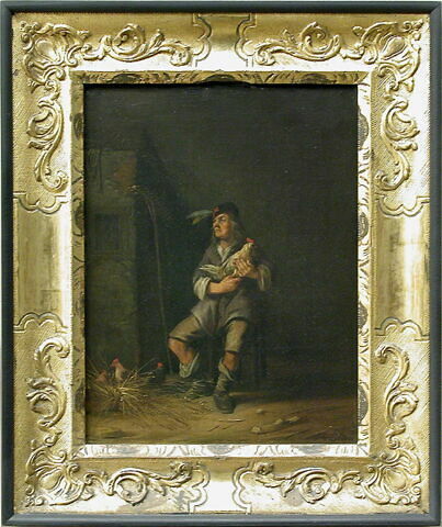 Le Toucher: paysan tenant une poule, image 4/6