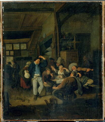 Intérieur de cabaret avec danseur au pichet, image 7/8