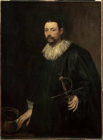 Portrait d'un gentilhomme génois (?), âgé de quarante-deux ans, dit à tort Portrait de Livio Odeschalchi, image 5/6