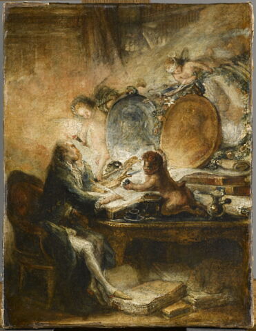 Le Rêve, ou Voltaire composant "La Pucelle"