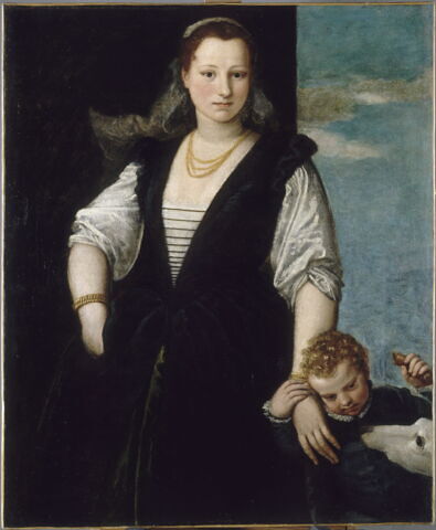 Femme avec un enfant et un chien, image 3/3