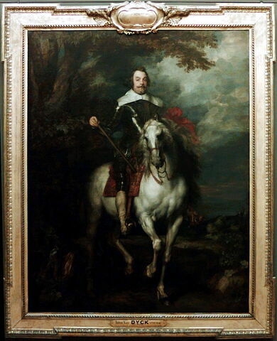 Portrait équestre de Don Francisco de Moncada (1586-1635), troisième marquis d'Aytona et comte d'Ossuna, ambassadeur de Philippe IV d'Espagne à Bruxelles en 1629 puis généralissime des troupes espagnoles dans les Pays-Bas à partir de 1633, image 7/8