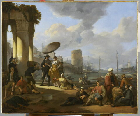 Port de mer en Italie