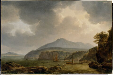 Marine. Vue prise au soleil levant dans le golfe de Naples, depuis la Punta di Scutolo, image 2/3