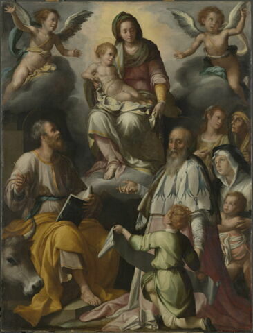 L'Apparition de la Vierge à saint Luc et à saint Yves, image 2/4