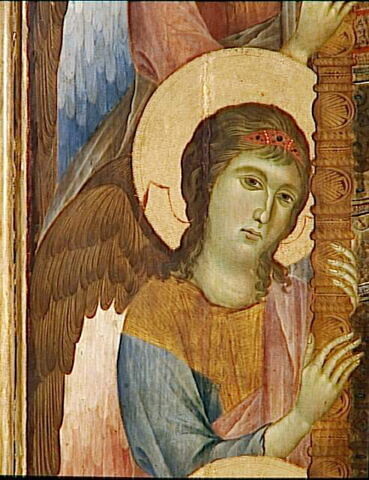 La Vierge et l'Enfant en majesté entourés de six anges (Maestà), image 31/33