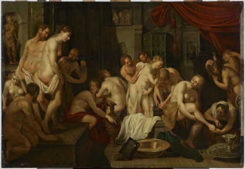 Femmes au bain