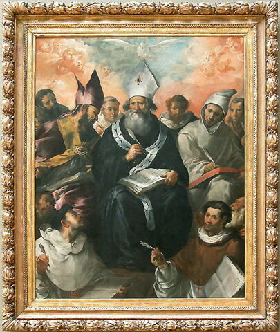 Saint Basile (vers 329-379), évêque de Césarée, dictant sa règle, image 4/5