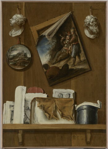 Nature morte en trompe l'oeil : le tabac ou Allégorie de l'odorat