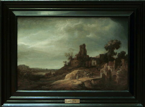 Paysage au pont et aux ruines, image 3/3