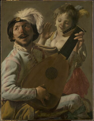 Le Duo, joueur de luth et chanteuse