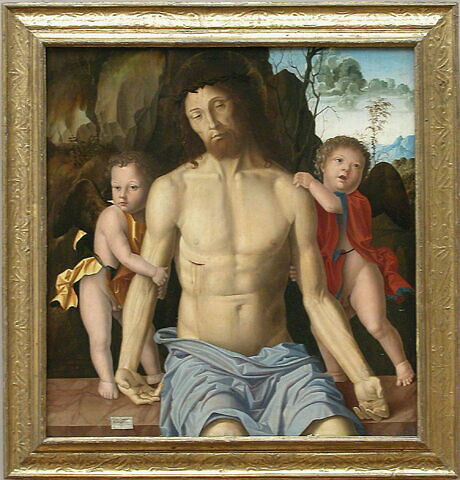 Le Christ mort soutenu par deux anges, image 2/2