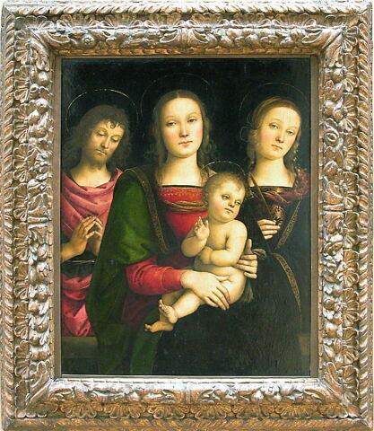 La Vierge et l'Enfant entourés de saint Jean Baptiste et de sainte Catherine d'Alexandrie, image 4/4
