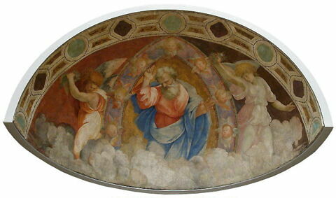 Dieu le Père bénissant parmi les anges, image 2/2