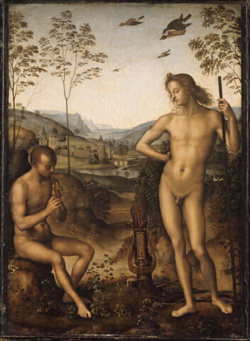 Apollon et le berger Daphni, dit longtemps Apollon et Marsyas, image 12/12
