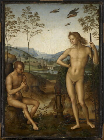 Apollon et le berger Daphni, dit longtemps Apollon et Marsyas, image 3/12