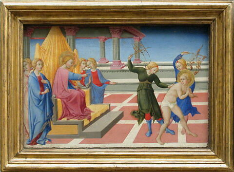 Saint Jérôme rêve qu'il est flagellé par deux anges sur l'ordre du Christ, image 4/6