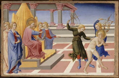 Saint Jérôme rêve qu'il est flagellé par deux anges sur l'ordre du Christ, image 6/6
