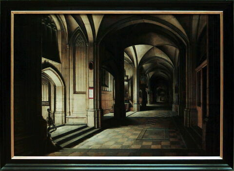 Intérieur d'église imaginaire. Effet de nuit., image 2/3