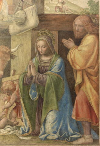 La Nativité de Jésus et l'Annonce aux bergers, image 2/4