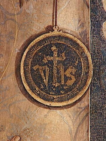 Saint Jacques de la Marche (1393-1476) avec deux donateurs agenouillés, dit parfois à tort Saint Bernardin de Sienne, image 5/6