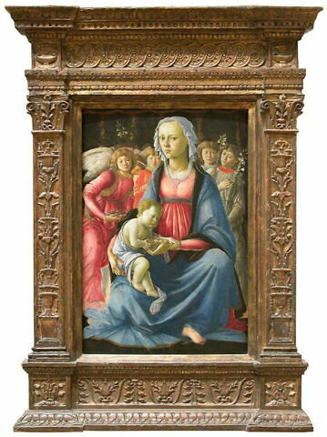 La Vierge et l'Enfant entourés de cinq anges, image 3/3