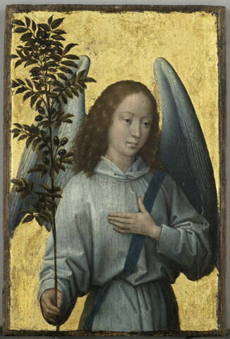 Ange tenant un rameau d' olivier