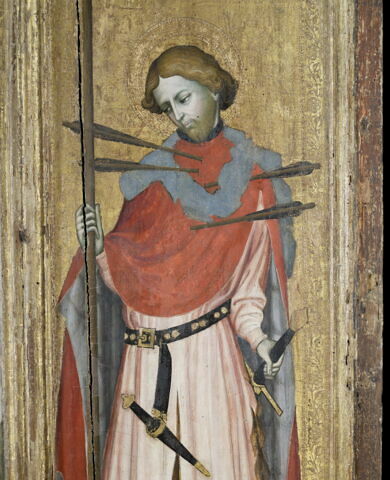 Retable de Thouzon : saint André chassant les démons de la ville de Nicée, image 3/5