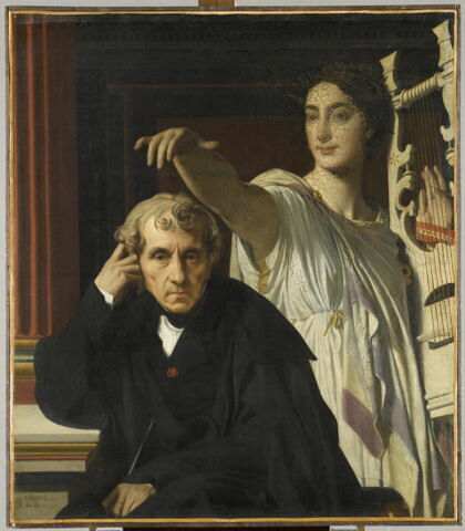 Le compositeur Cherubini et la Muse de la poésie lyrique