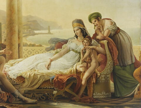 Didon. Énée racontant à Didon les malheurs de la ville de Troie, image 2/4