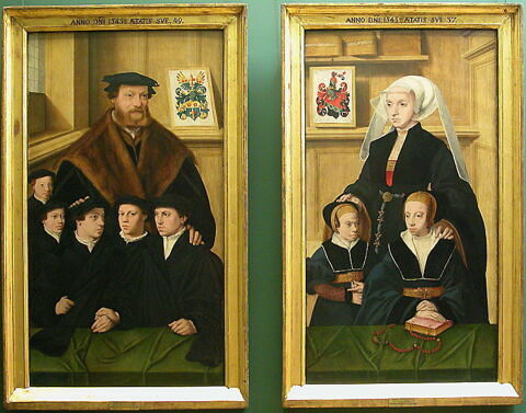 Portrait de Philipp Von Gail, marchand de Cologne et membre du Conseil de cette ville, et ses cinq fils, image 3/4