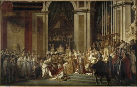 Le Couronnement de l'empereur Napoléon Ier et de l'impératrice Joséphine dans la cathédrale Notre-Dame de Paris, le 2 décembre 1804., image 13/20